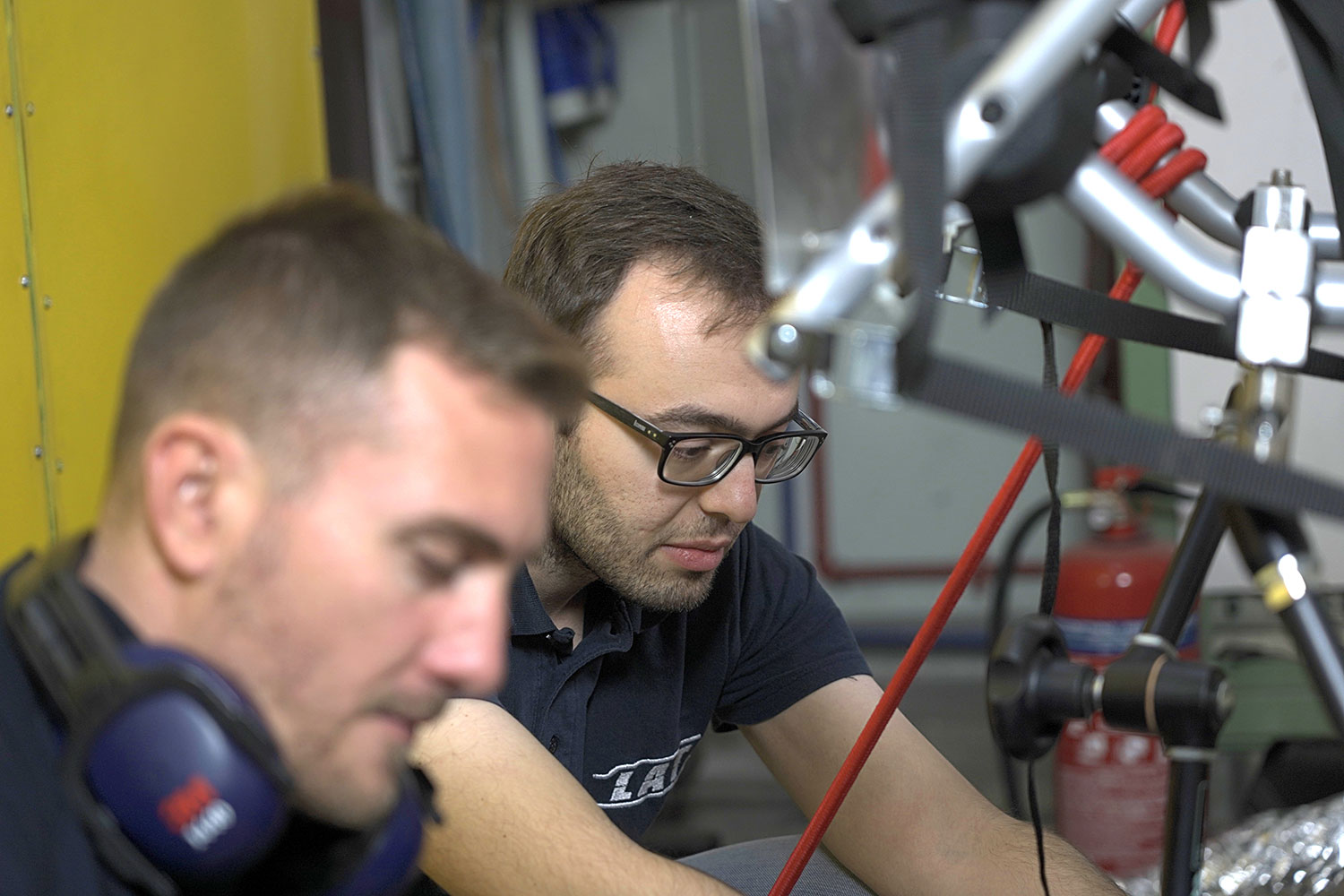 Attaching equipment